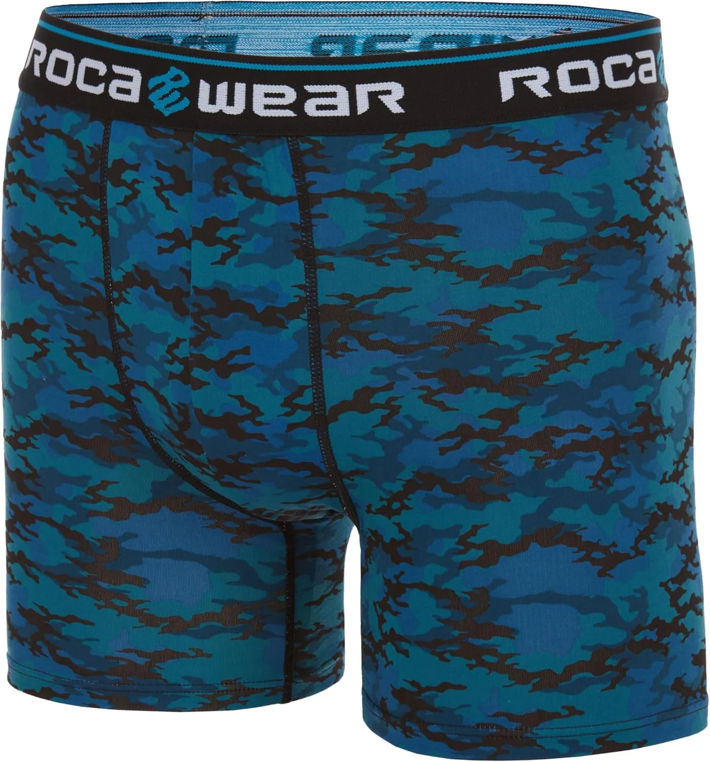 Rocawear Performance 4, 5 or 6 Pack Sport Fit Underwear, Stretch Performance Breathable Cool Support Men Boxer Briefs