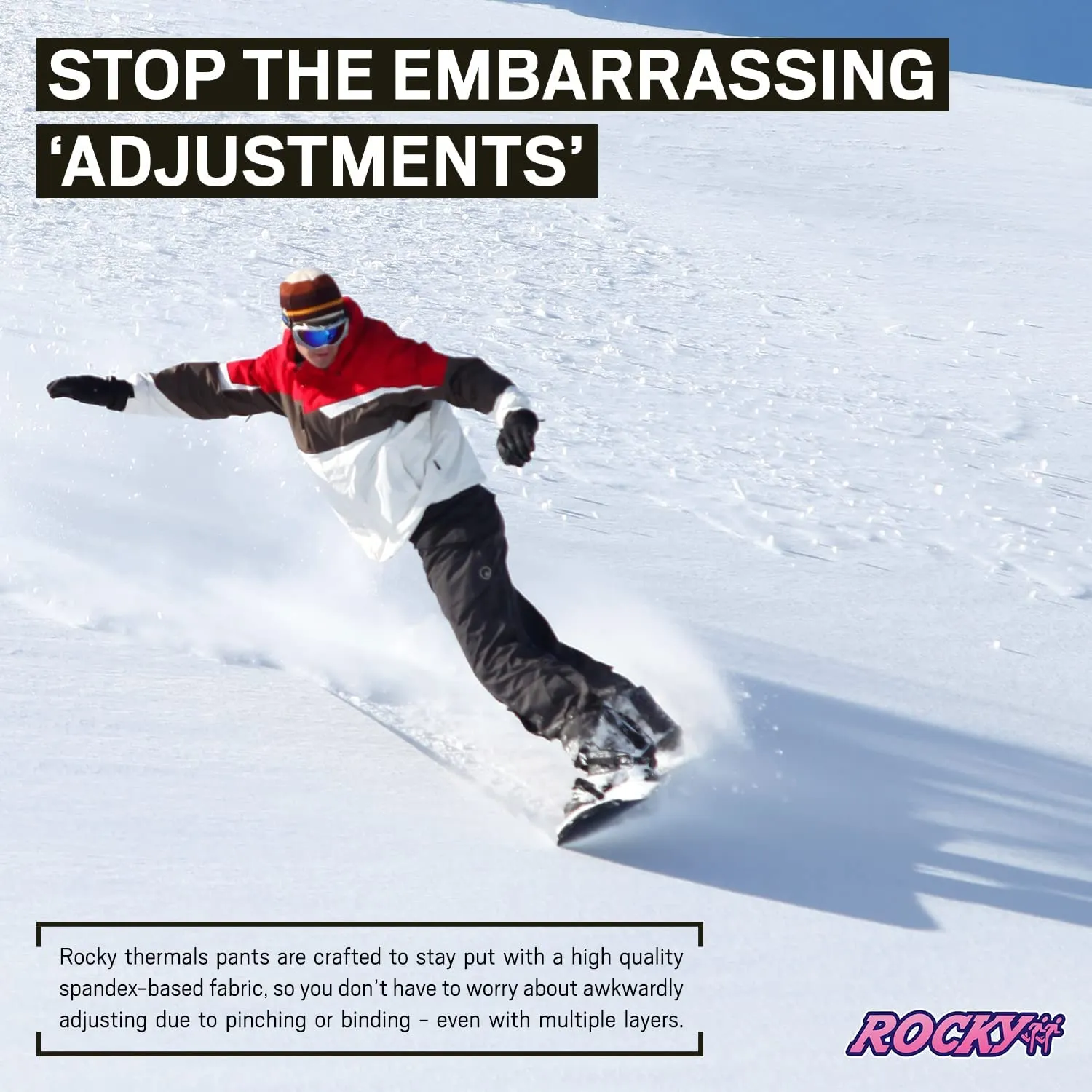 Rocky Thermal Underwear for Men (Thermal Long Johns Set) Shirt & Pants, Base Layer W/Leggings/Bottoms Ski/Extreme Cold
