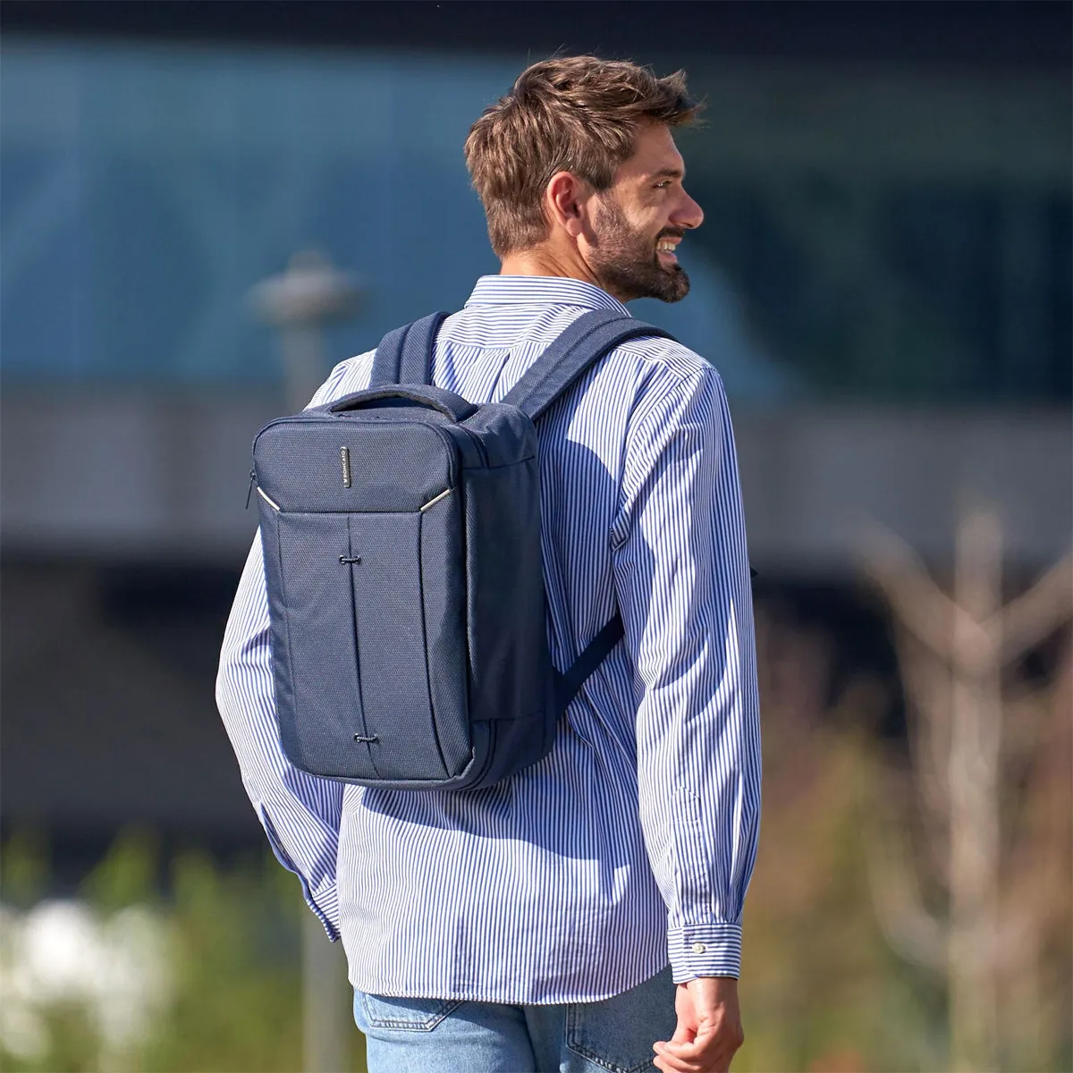 Roncato - Zaino da Viaggio Espandibile Ironik 2.0 Blu Notte - 415336 - BLU/NOTTE