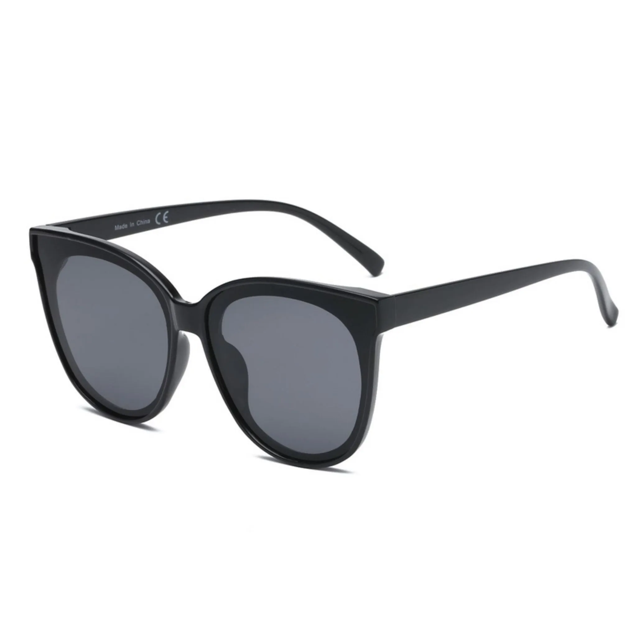 Round Retro Cat Eye Sunglasses