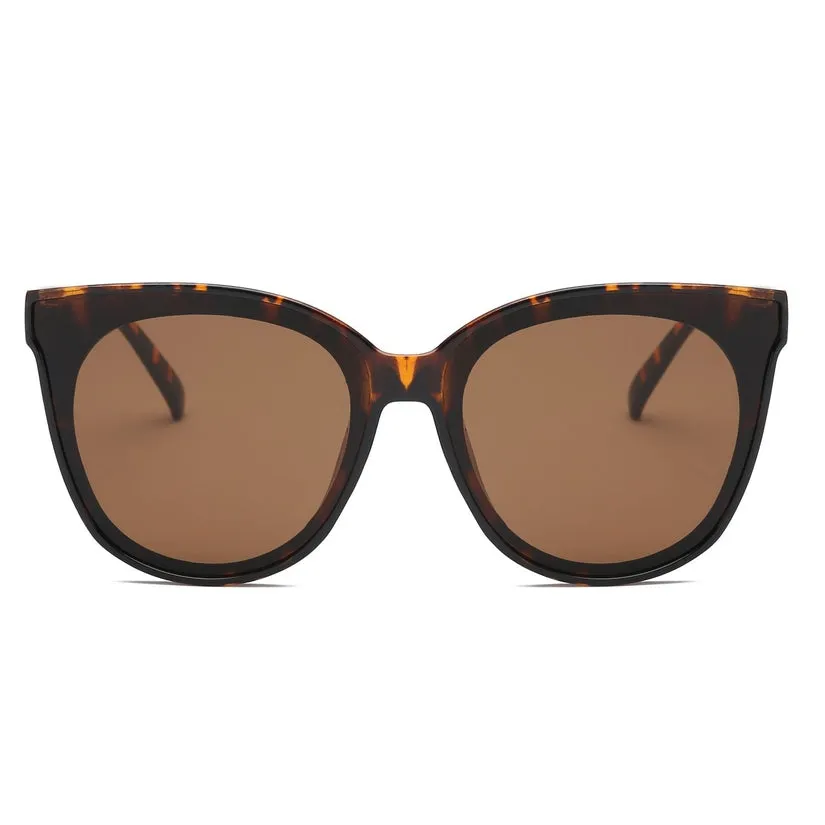 Round Retro Cat Eye Sunglasses