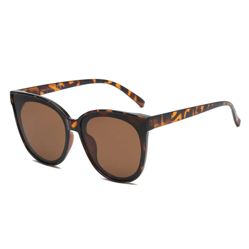 Round Retro Cat Eye Sunglasses