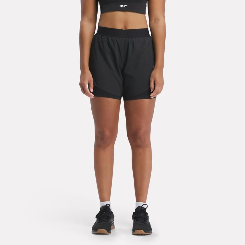Running 2 in 1 Sshort night black