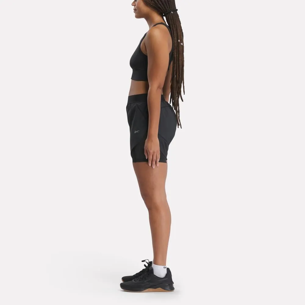 Running 2 in 1 Sshort night black