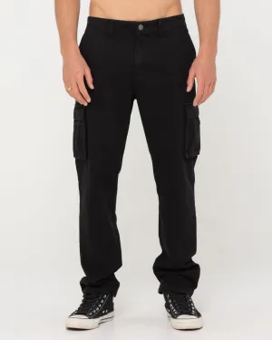 Rusty Manila Cargo Pant - Black