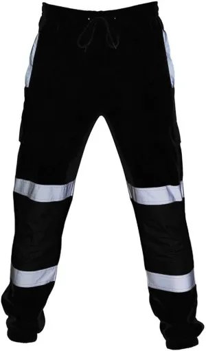 Safety Pants for Men Reflective High Visibility Cargo Pant Hi-Vis Workwear Work Trousers with Multiple Pockets
