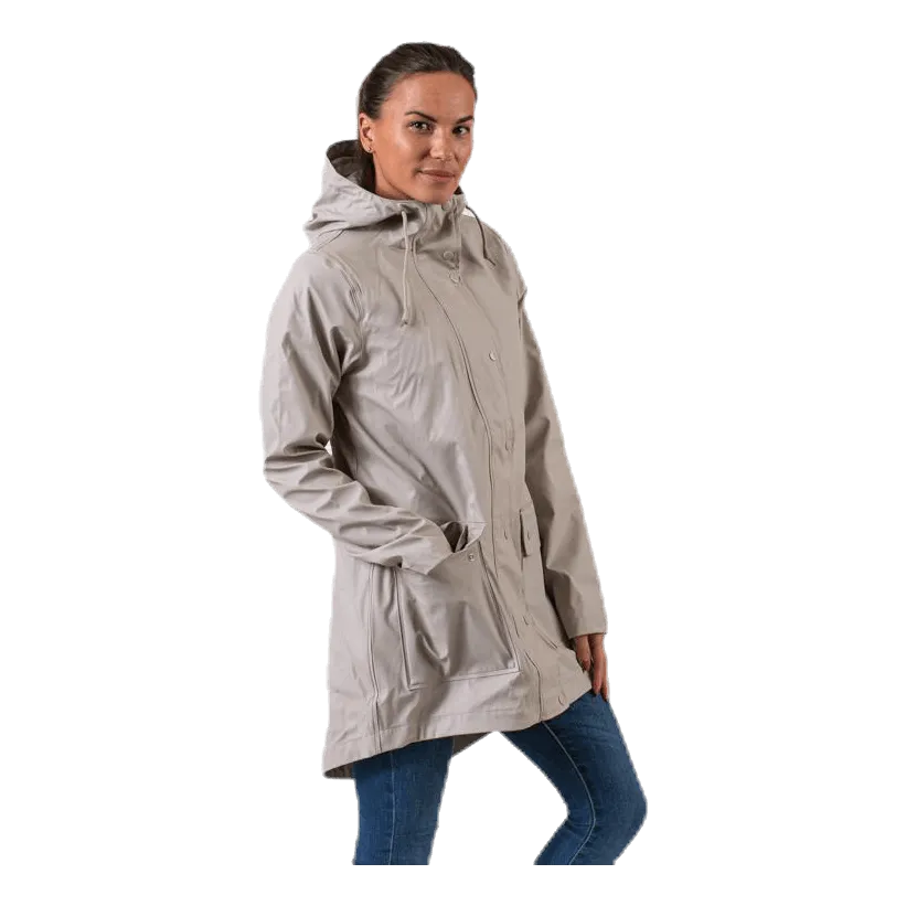 Saga Rain Jacket Beige