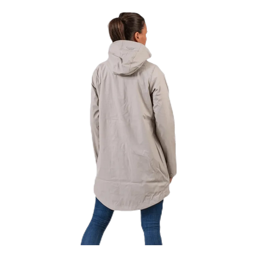 Saga Rain Jacket Beige