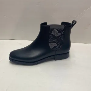 SALE HF Marsala SNK Snake Print Elastic Ankle Boot