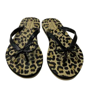 Sandals Designer By Kate Spade In Leopard Print, Size:5
