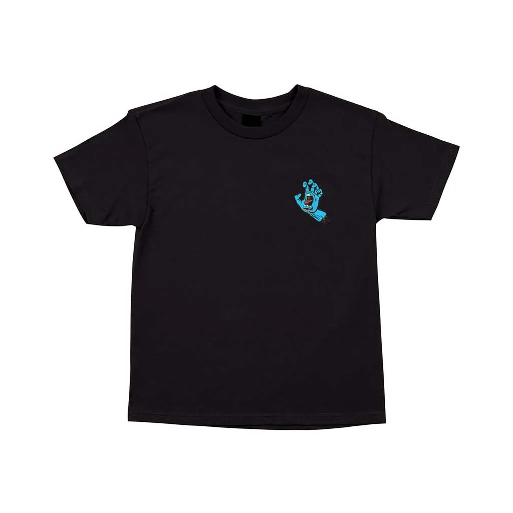 Santa Cruz Youth Screaming Hand S/S T-shirt - Black