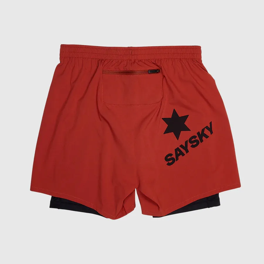 SaySky Mens 5" Pace 2in1 Shorts