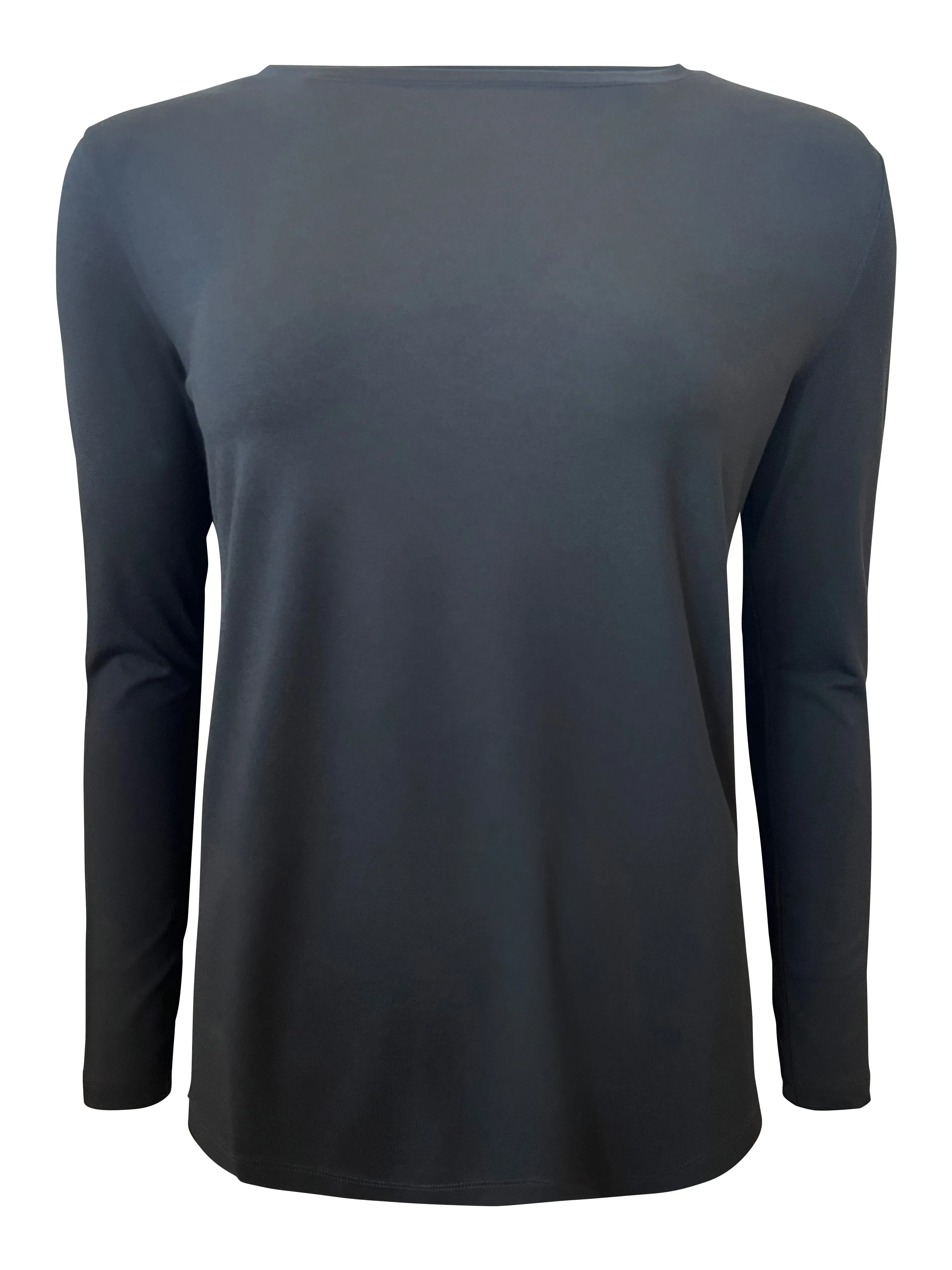 Scoop Neck Viscose T Shirt (4 colours)