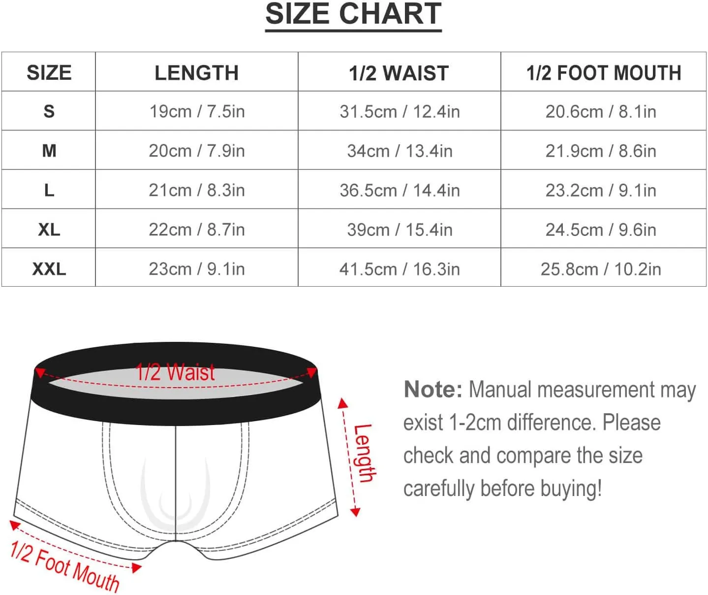 Seagull Men's Boxer Briefs Breathable Sports Underwear S-2XL