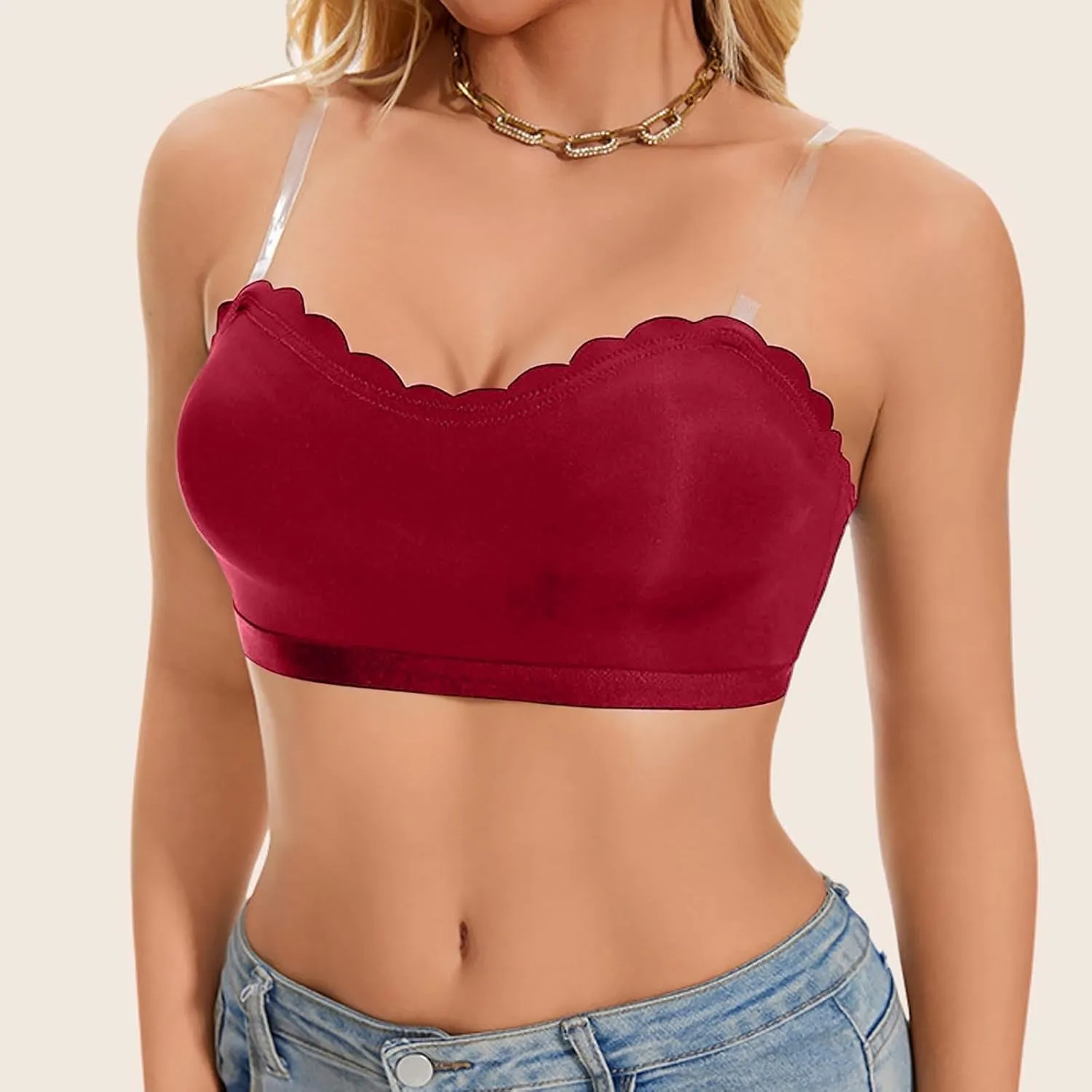 Seamless Full-Coverage Wireless Bra, Plus Size Yoga T-Shirt Bra for Women Caralush Bra Lushfitting