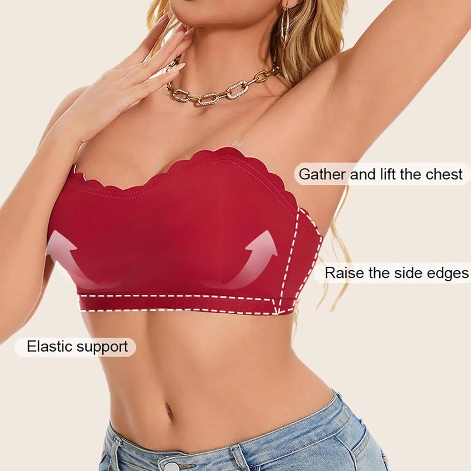Seamless Full-Coverage Wireless Bra, Plus Size Yoga T-Shirt Bra for Women Caralush Bra Lushfitting