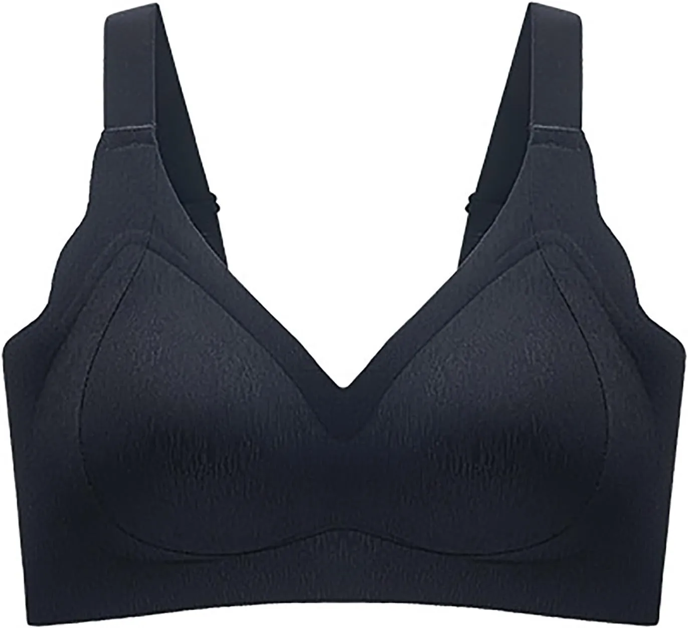 Seamless Sports Bras for Women Back Smoothing Wireless Bras Full Coverage Push Up Bras Comfort Everyday Bras