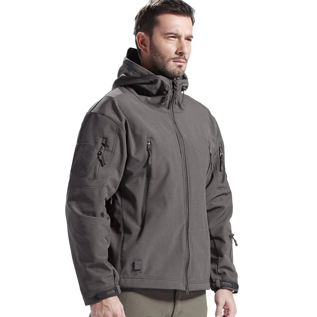 SHARKSKIN Men’s Warm Waterproof Softshell Tactical Hiking Jacket