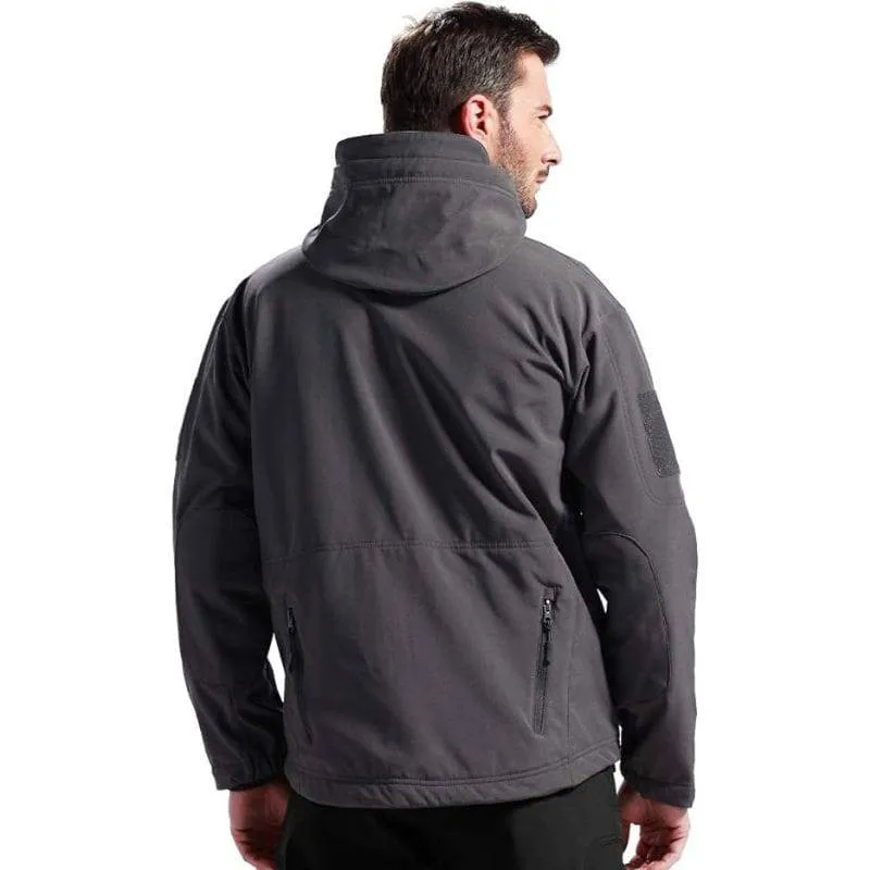 SHARKSKIN Men’s Warm Waterproof Softshell Tactical Hiking Jacket