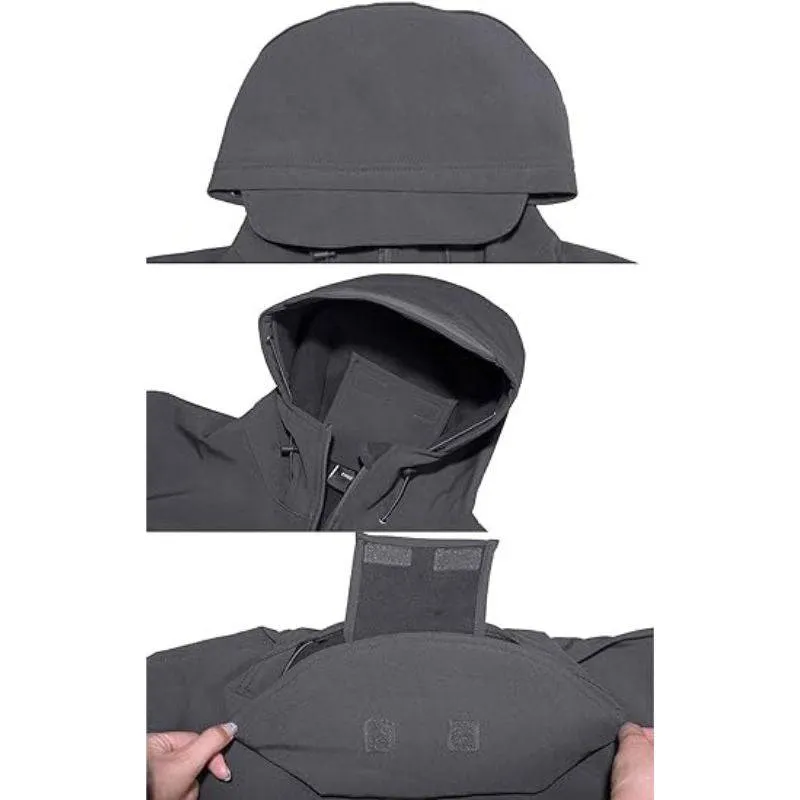 SHARKSKIN Men’s Warm Waterproof Softshell Tactical Hiking Jacket