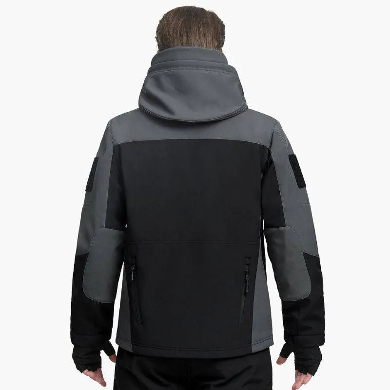 SHARKSKIN Men’s Warm Waterproof Softshell Tactical Hiking Jacket