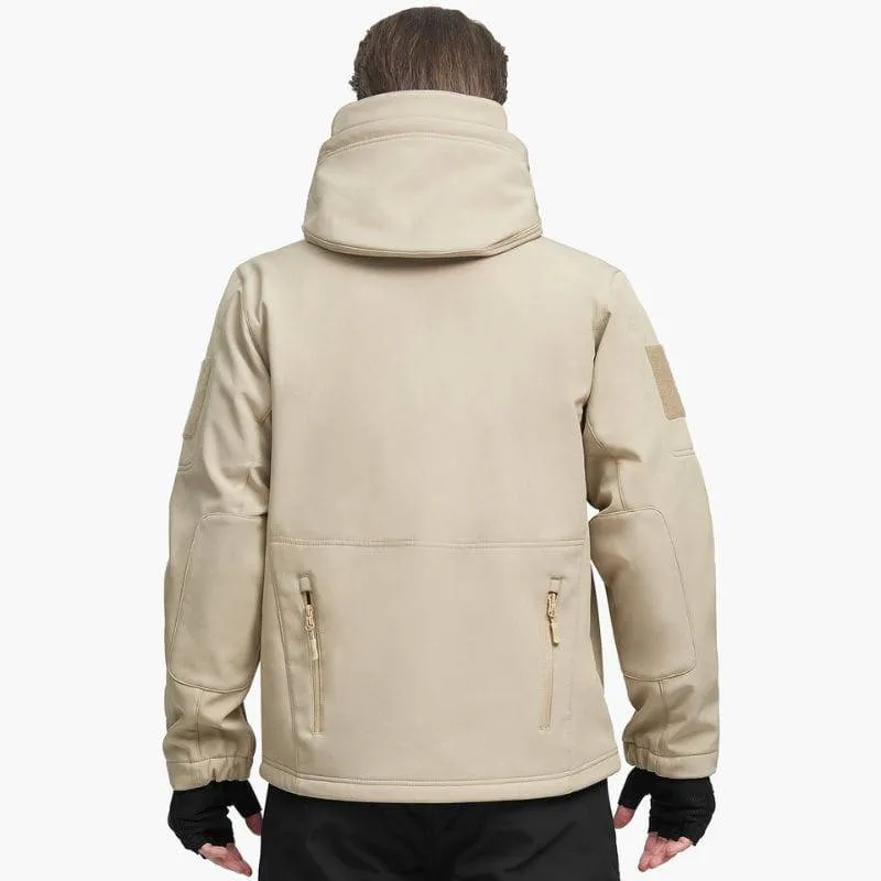 SHARKSKIN Men’s Warm Waterproof Softshell Tactical Hiking Jacket
