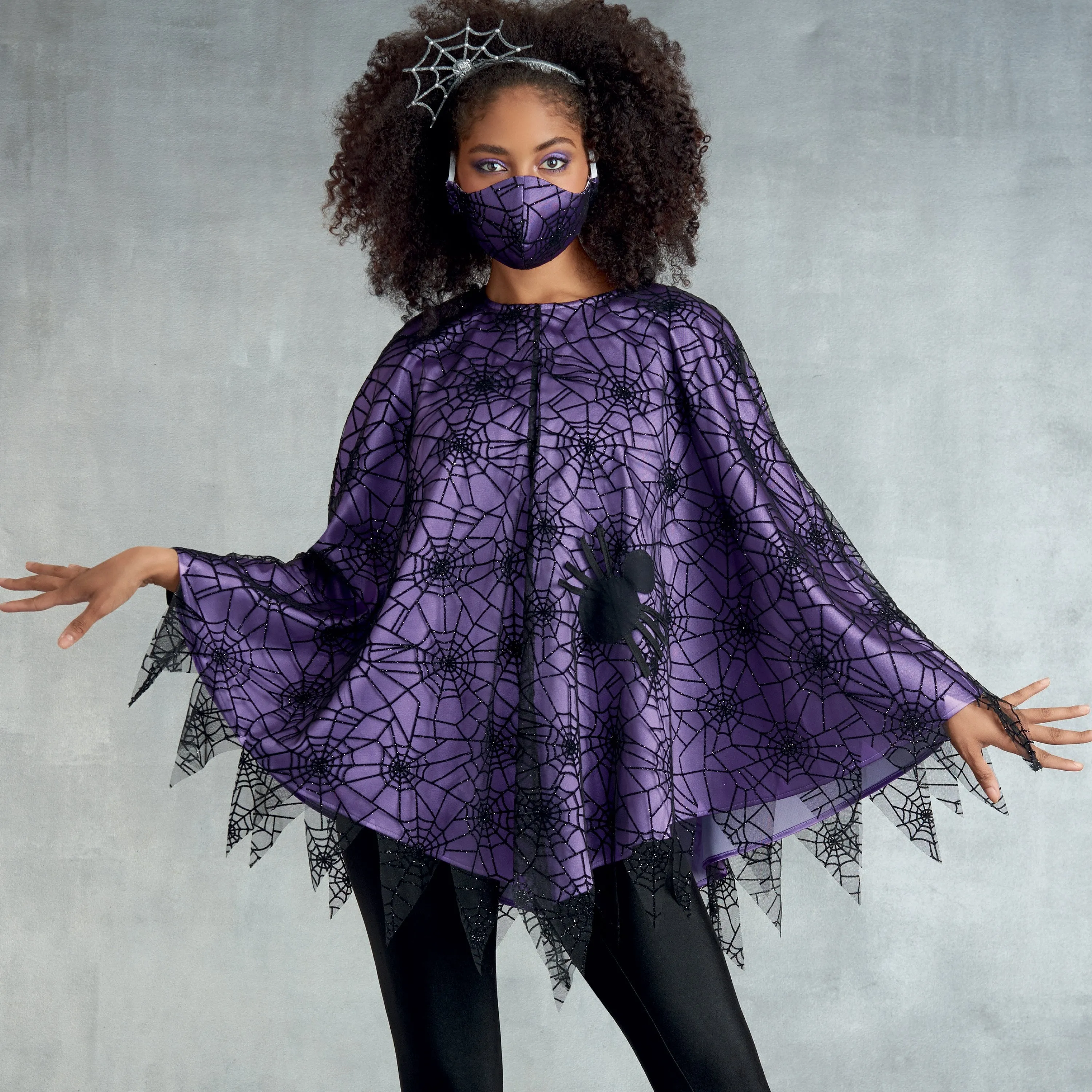 Simplicity Sewing Pattern 9350 Misses' Poncho Costumes and Face Masks