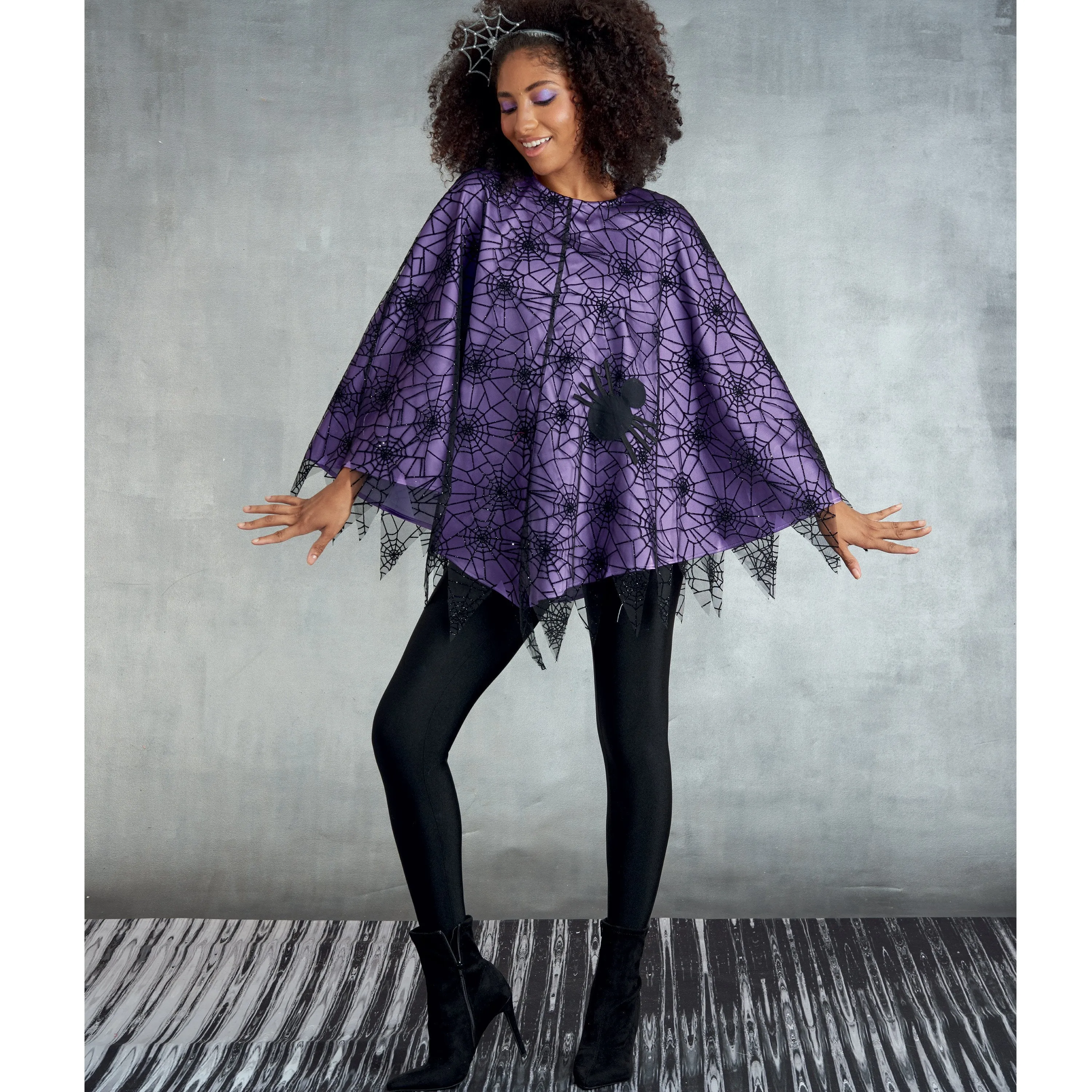 Simplicity Sewing Pattern 9350 Misses' Poncho Costumes and Face Masks