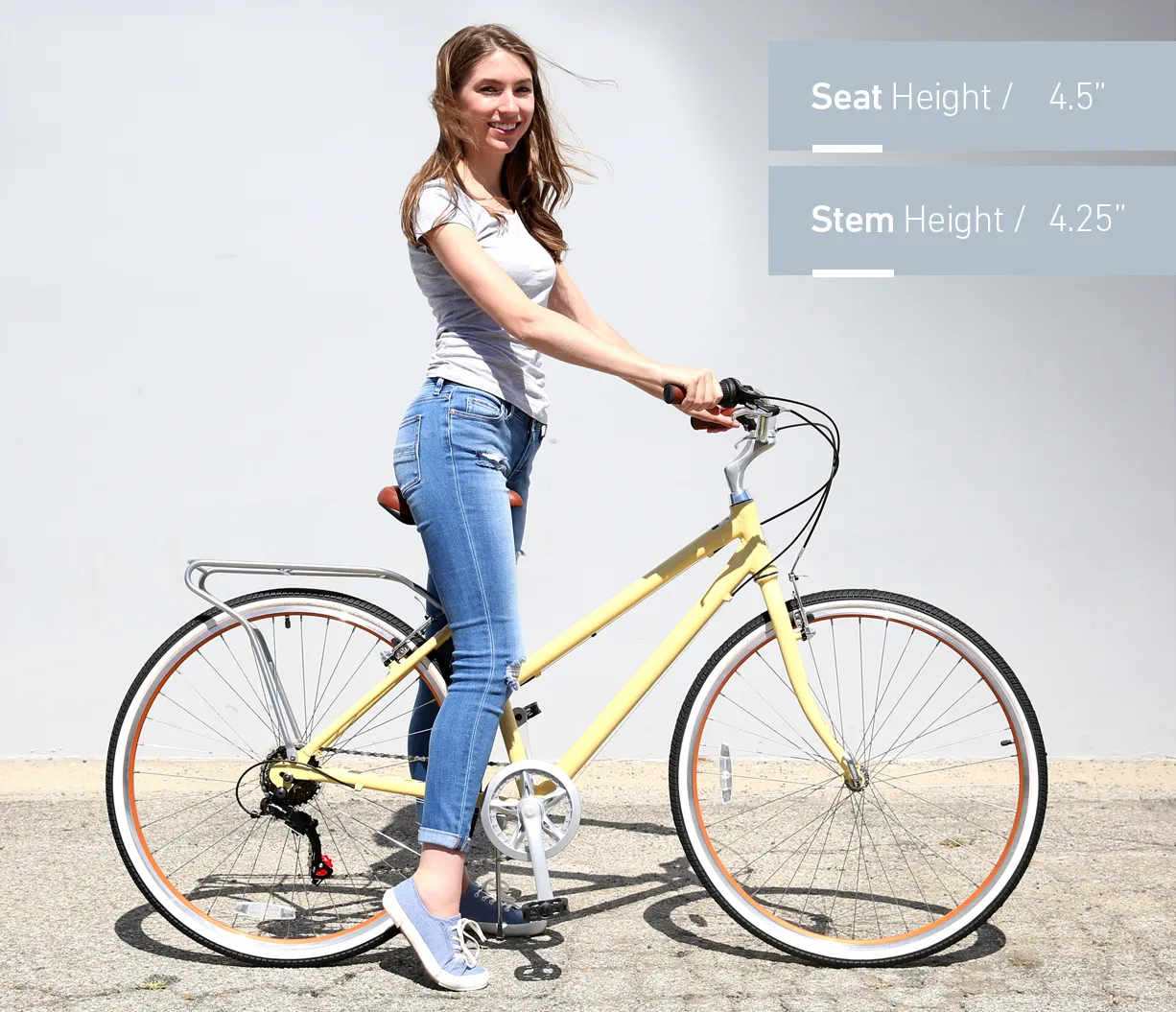 sixthreezero Explore Your Range Women's 7 Speed Commuter Hybrid Bike