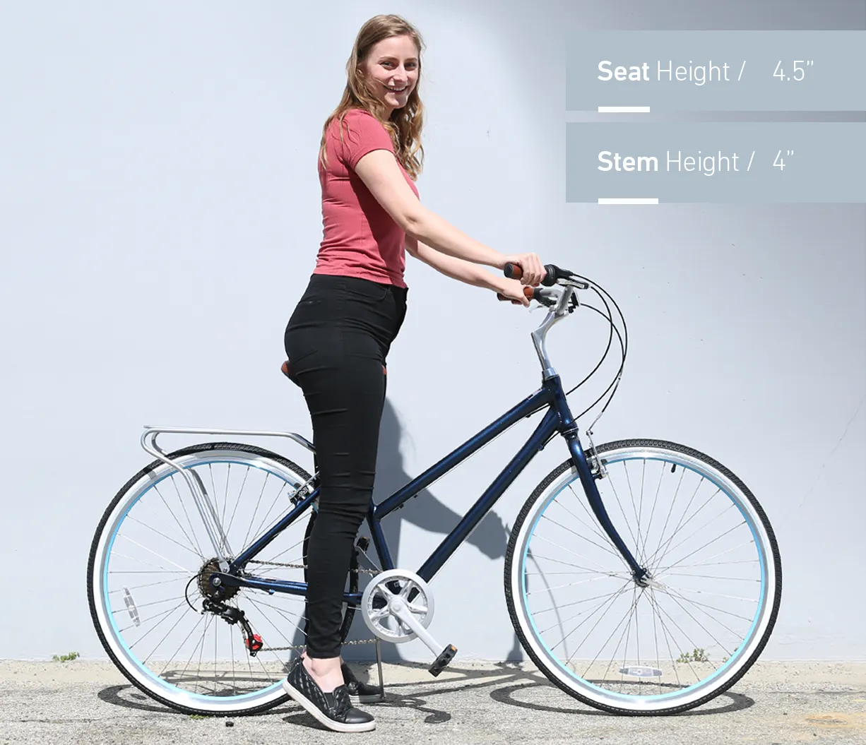 sixthreezero Explore Your Range Women's 7 Speed Commuter Hybrid Bike