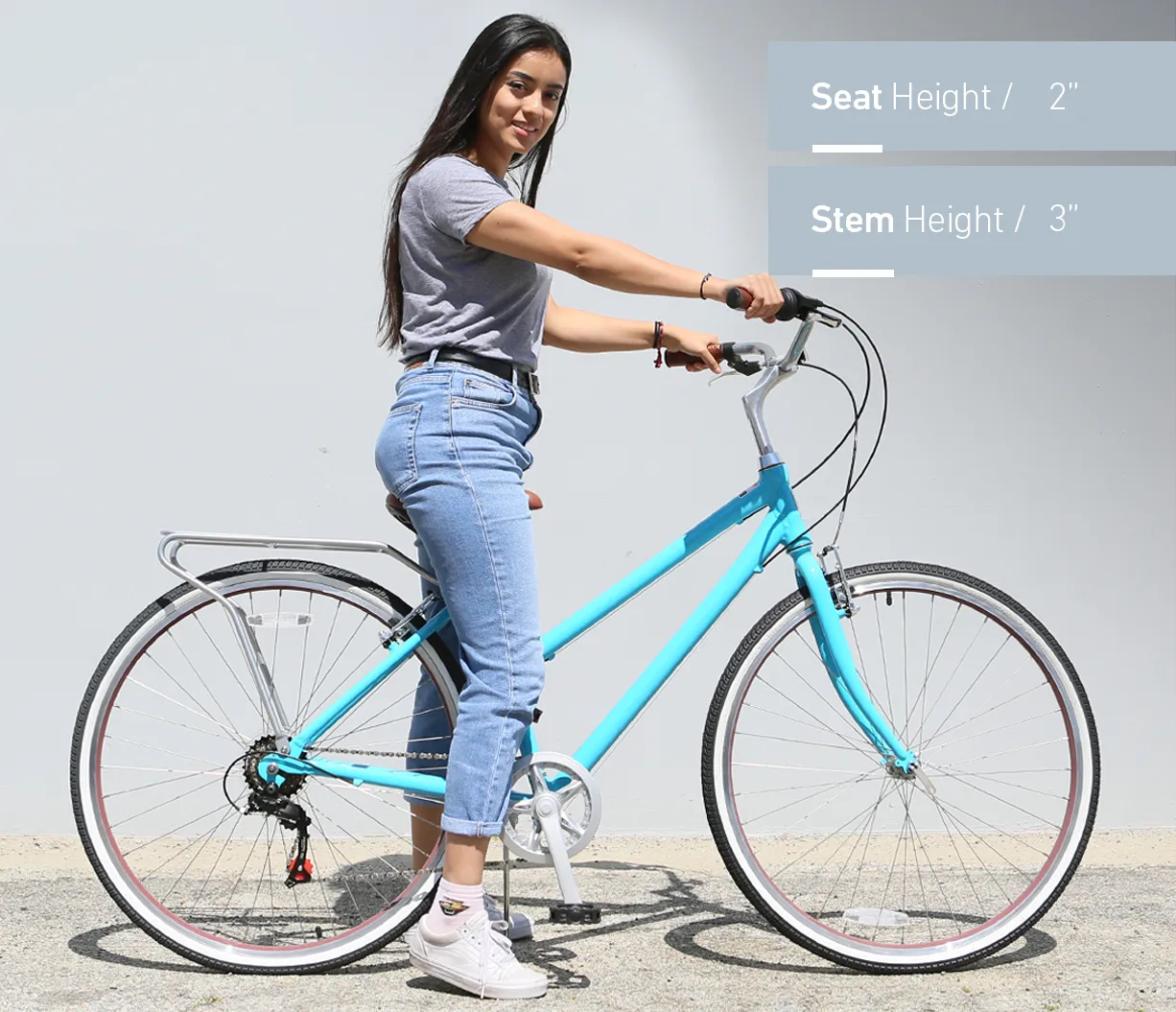 sixthreezero Explore Your Range Women's 7 Speed Commuter Hybrid Bike