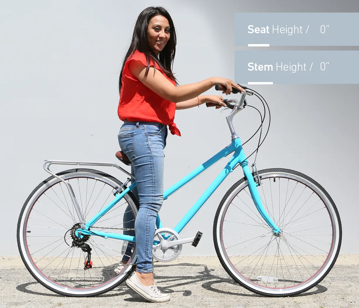 sixthreezero Explore Your Range Women's 7 Speed Commuter Hybrid Bike