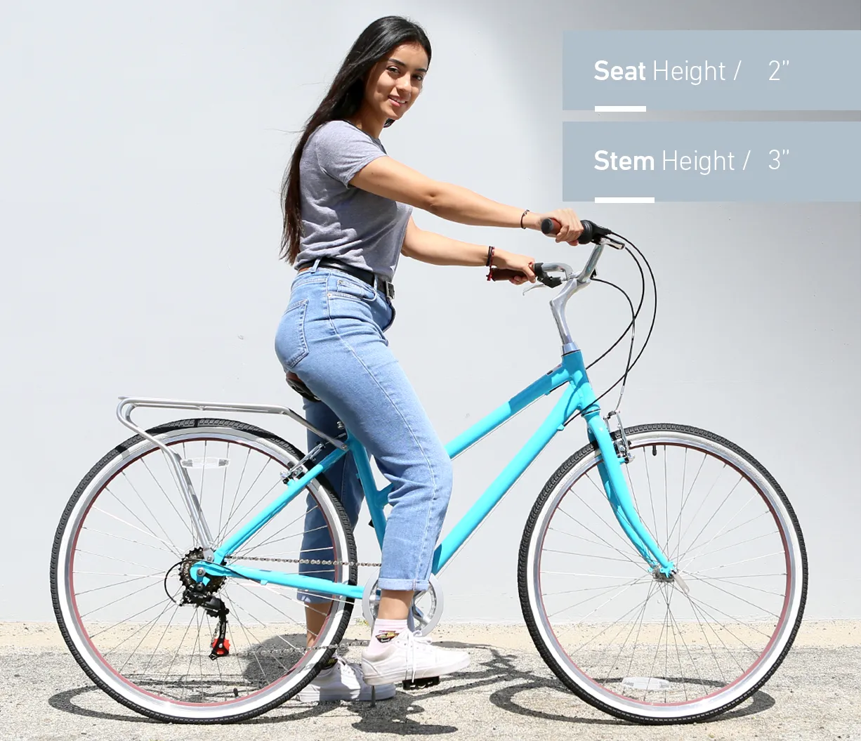 sixthreezero Explore Your Range Women's 7 Speed Commuter Hybrid Bike