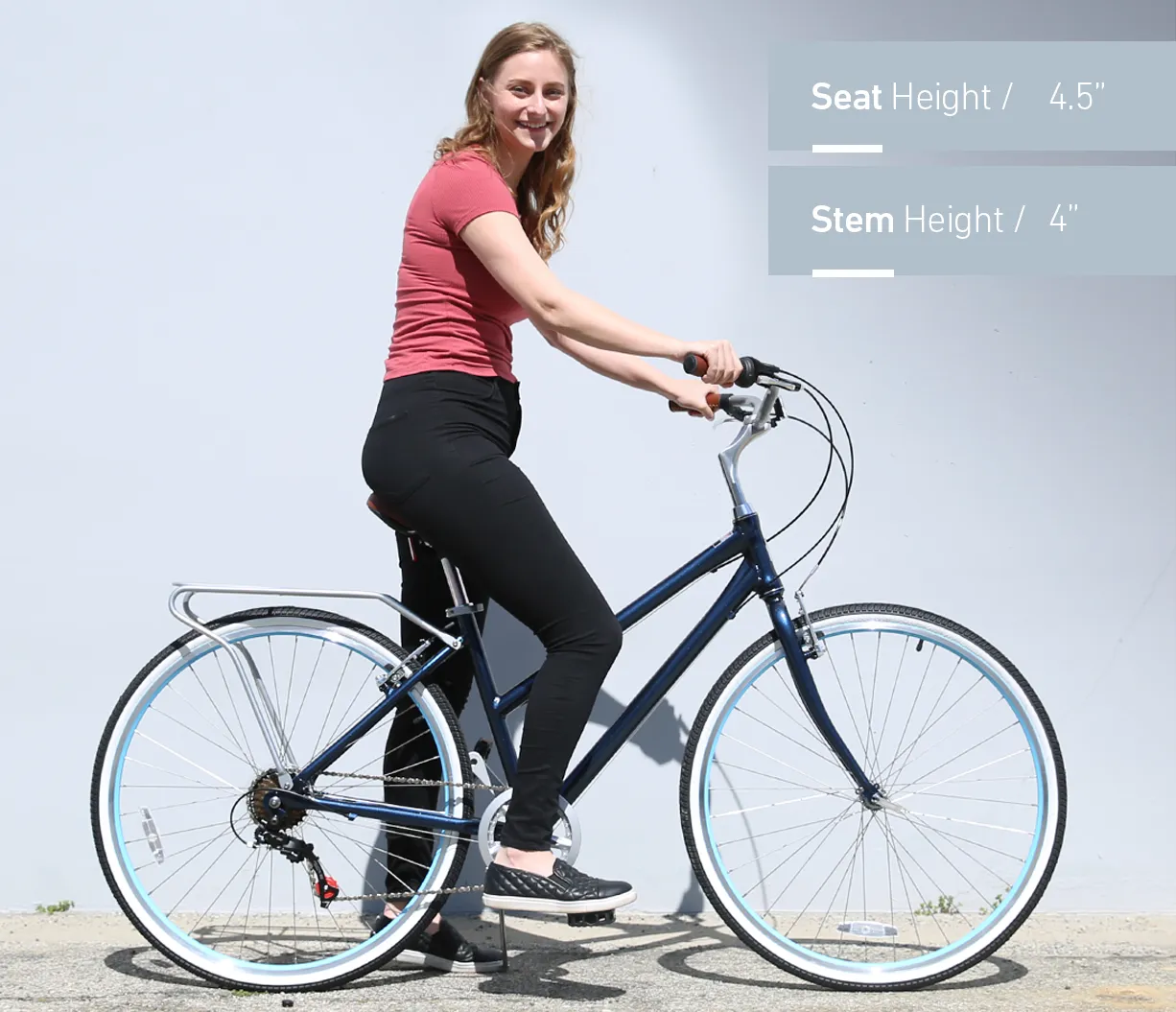 sixthreezero Explore Your Range Women's 7 Speed Commuter Hybrid Bike