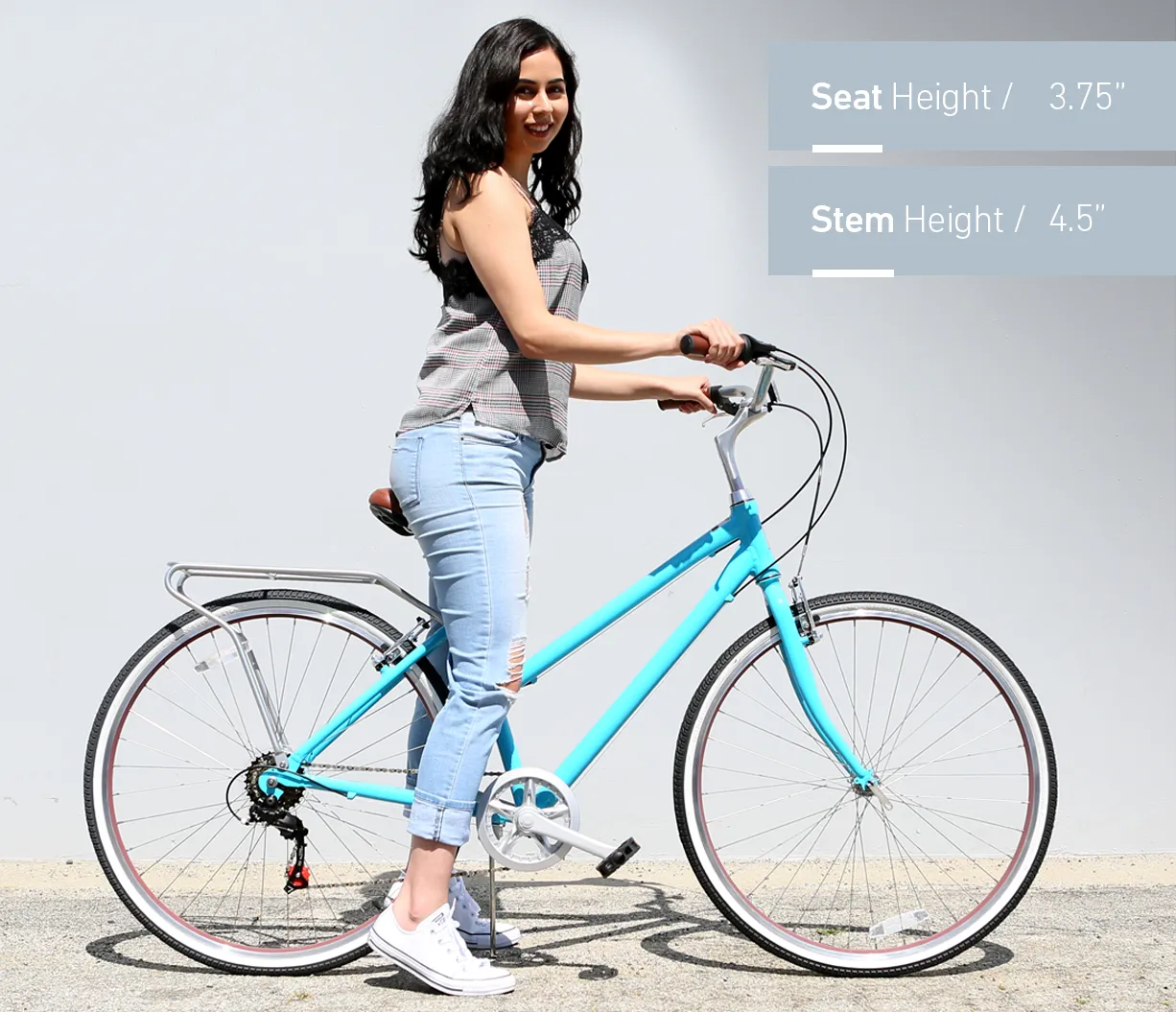 sixthreezero Explore Your Range Women's 7 Speed Commuter Hybrid Bike
