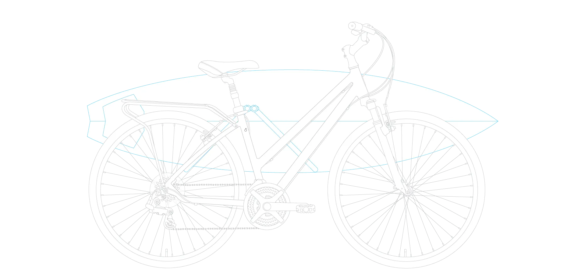 sixthreezero Explore Your Range Women's 7 Speed Commuter Hybrid Bike
