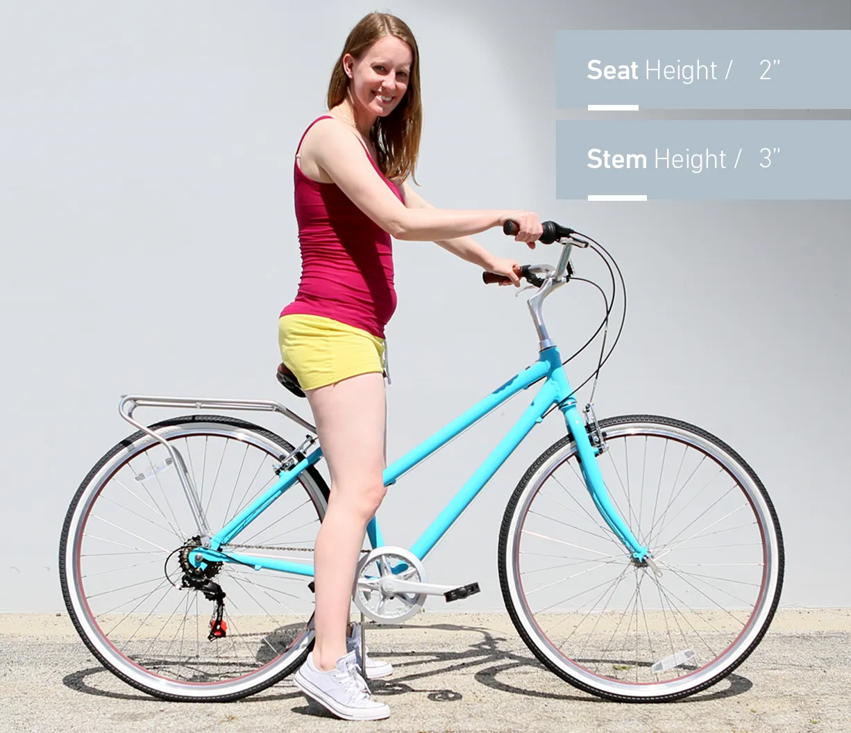 sixthreezero Explore Your Range Women's 7 Speed Commuter Hybrid Bike