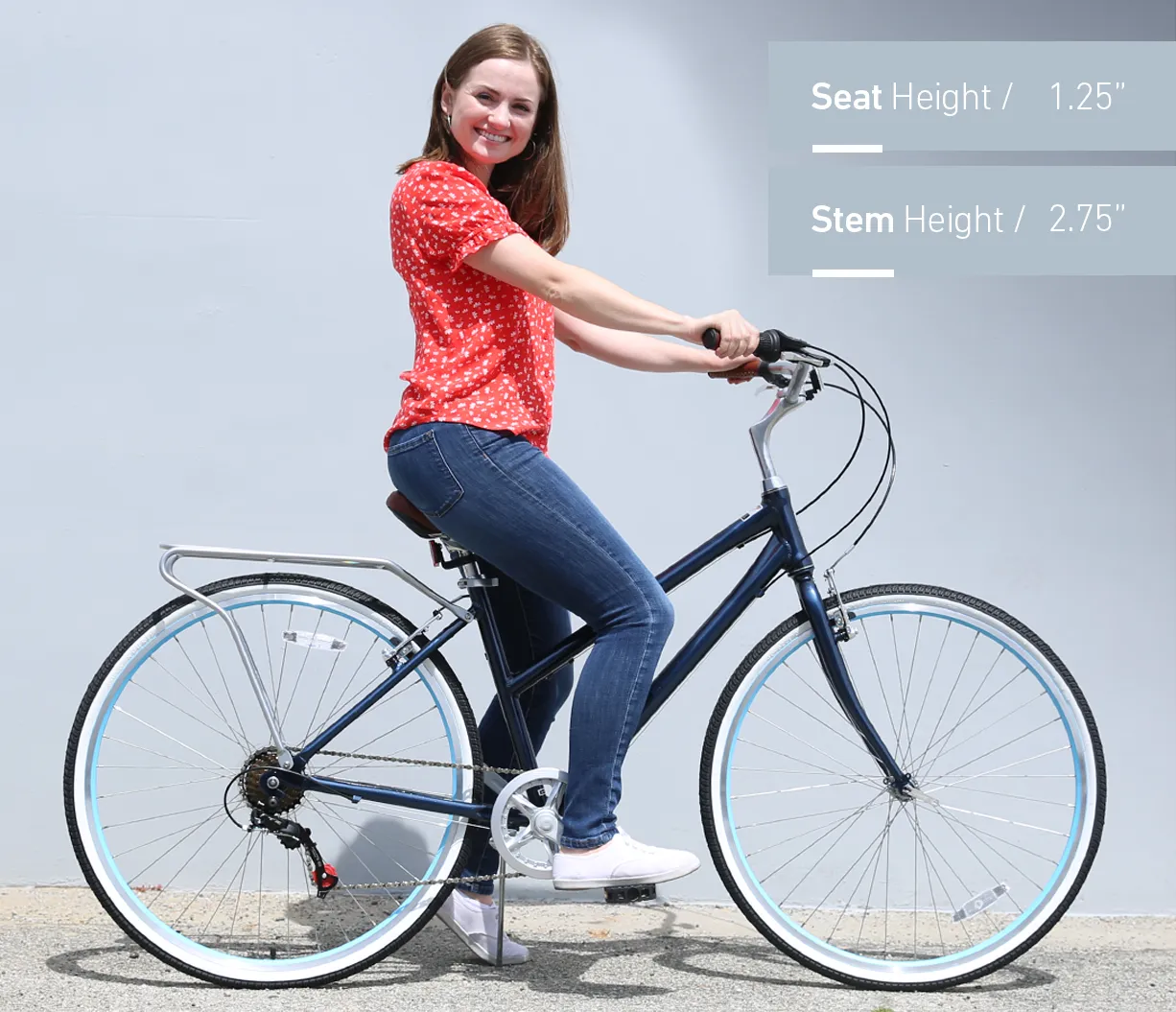 sixthreezero Explore Your Range Women's 7 Speed Commuter Hybrid Bike