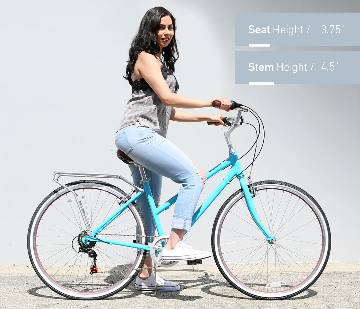sixthreezero Explore Your Range Women's 7 Speed Commuter Hybrid Bike