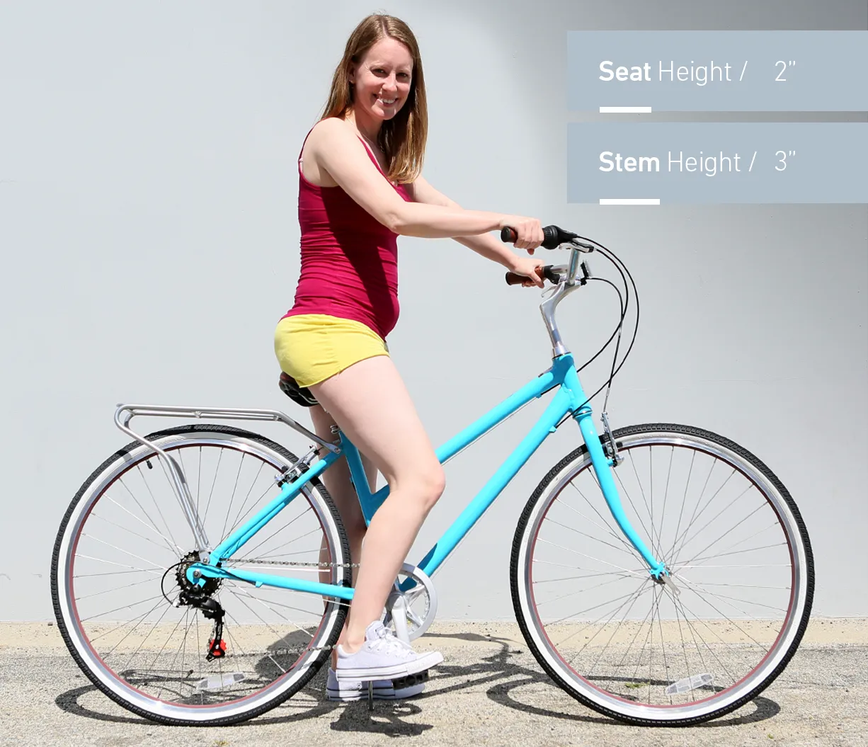 sixthreezero Explore Your Range Women's 7 Speed Commuter Hybrid Bike