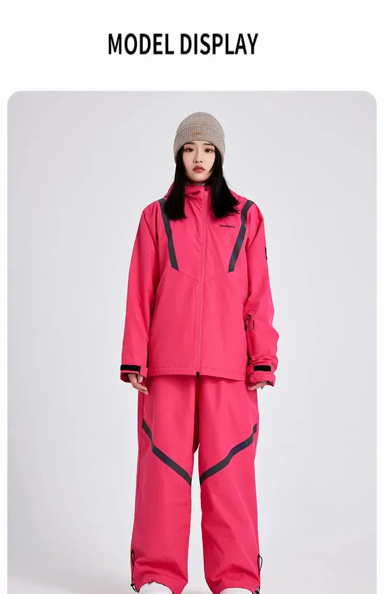 Skifahren Snowboard hose Kleidung neuer Ski anzug Damen Herren Set Winter Outdoor wind dichte wasserdichte warme Schnee kleidung