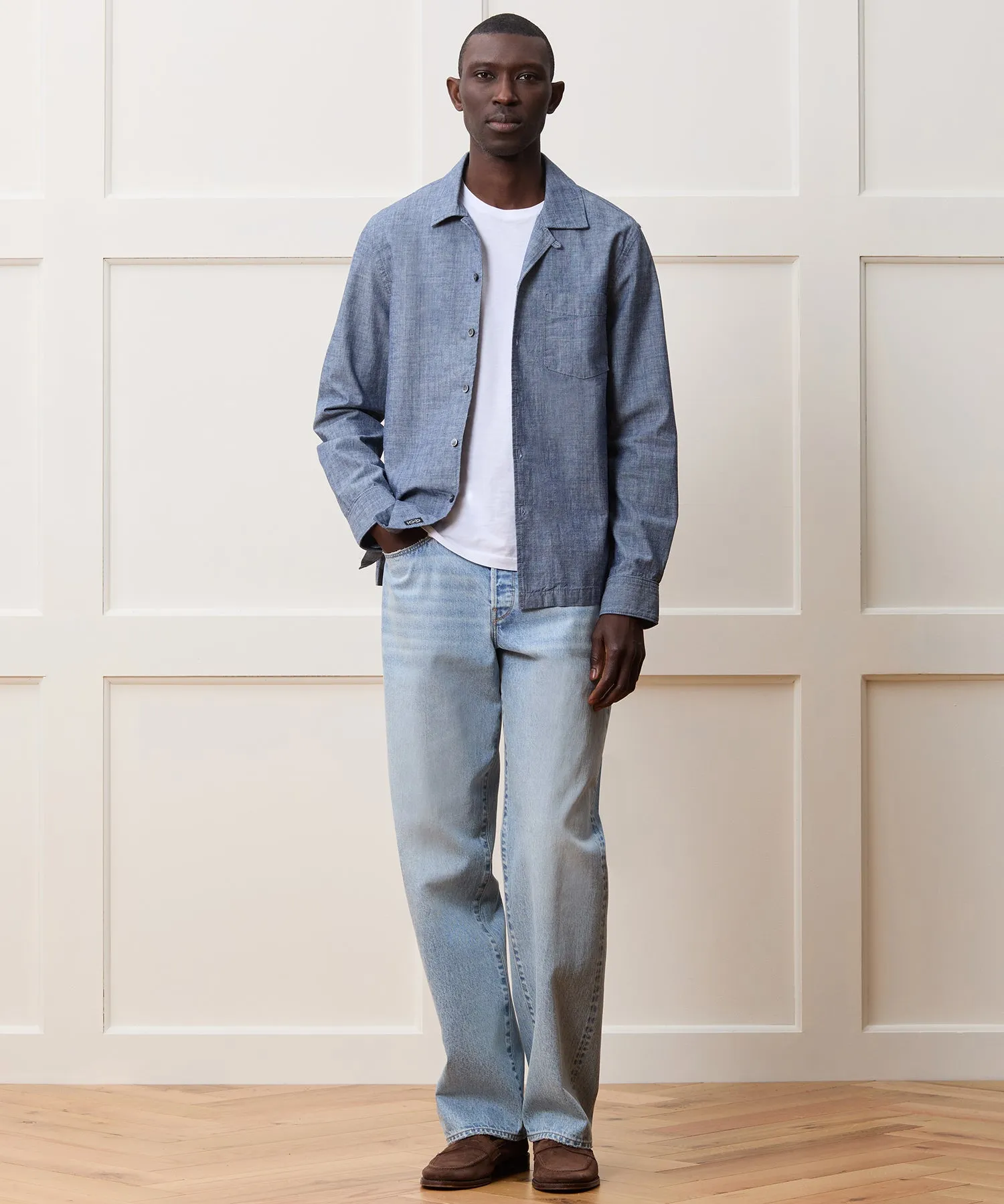 Slim Fit Chambray Hollywood Shirt