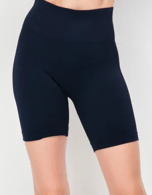 Solid Black Bike Shorts