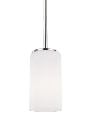 Spherical Brushed Nickel 1 Light Mini-Pen