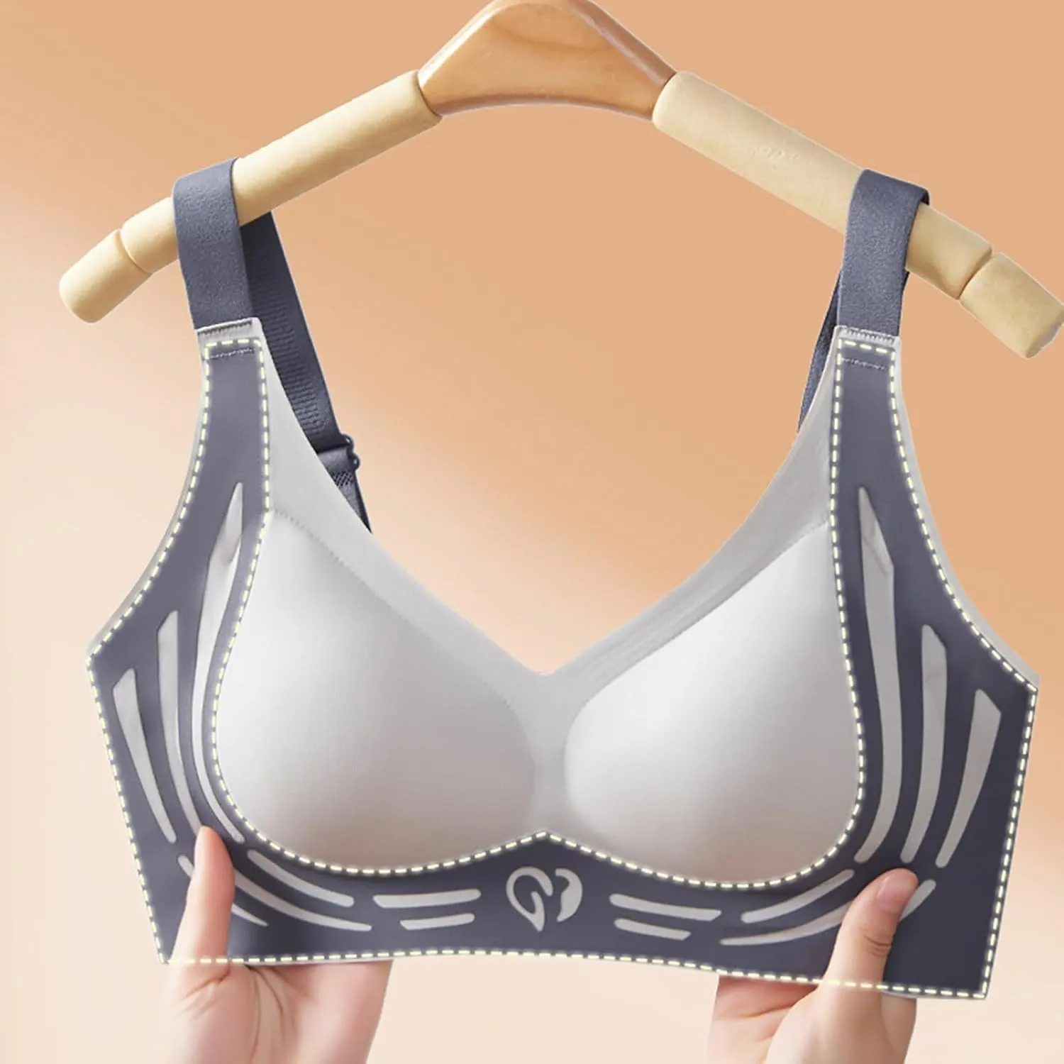 Sports Bras for Women Push Up Wmstylist Lush Fitting Bras Full Coverage Beauty Back Adjustable Straps Bralettes