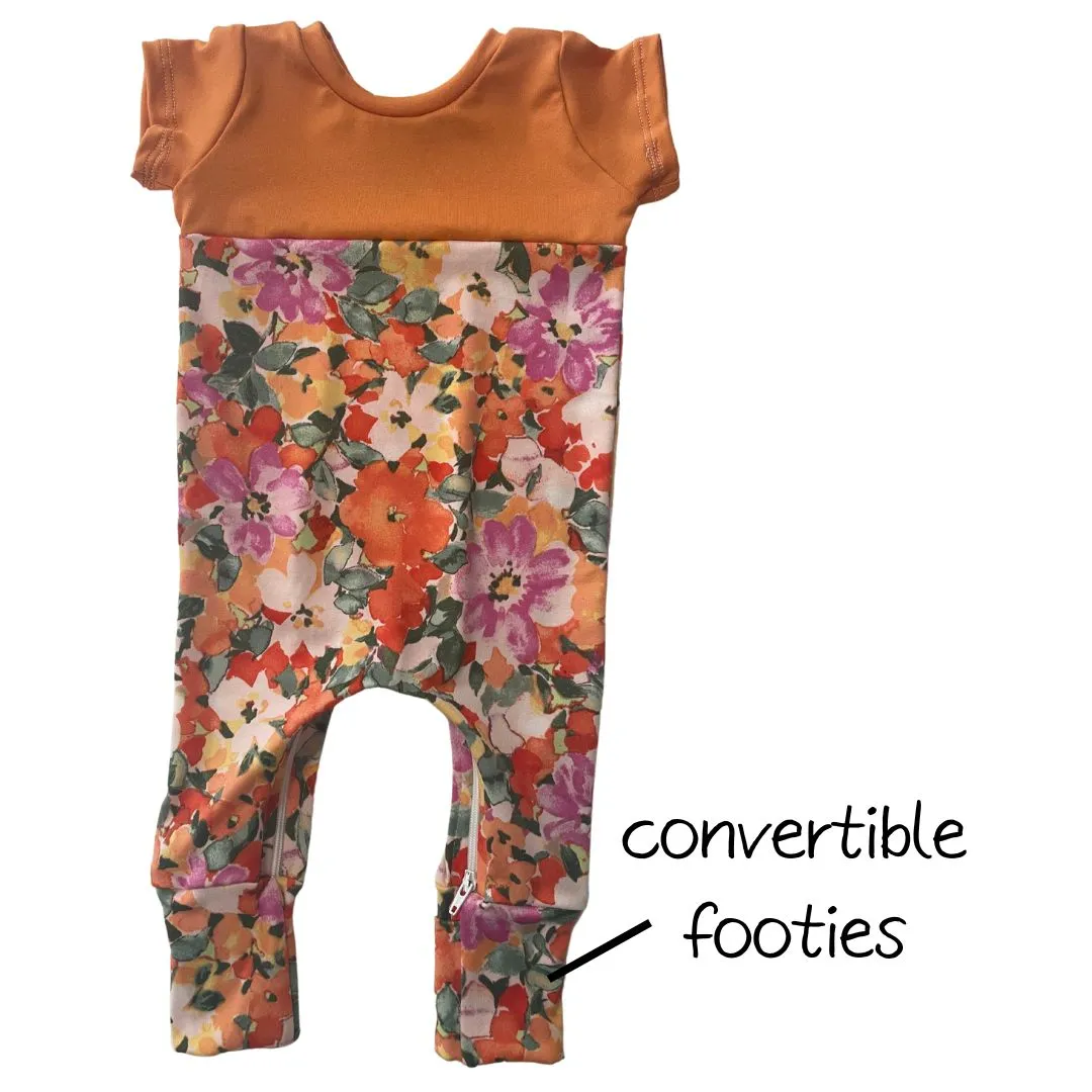 Spring Vibes Zip Romper