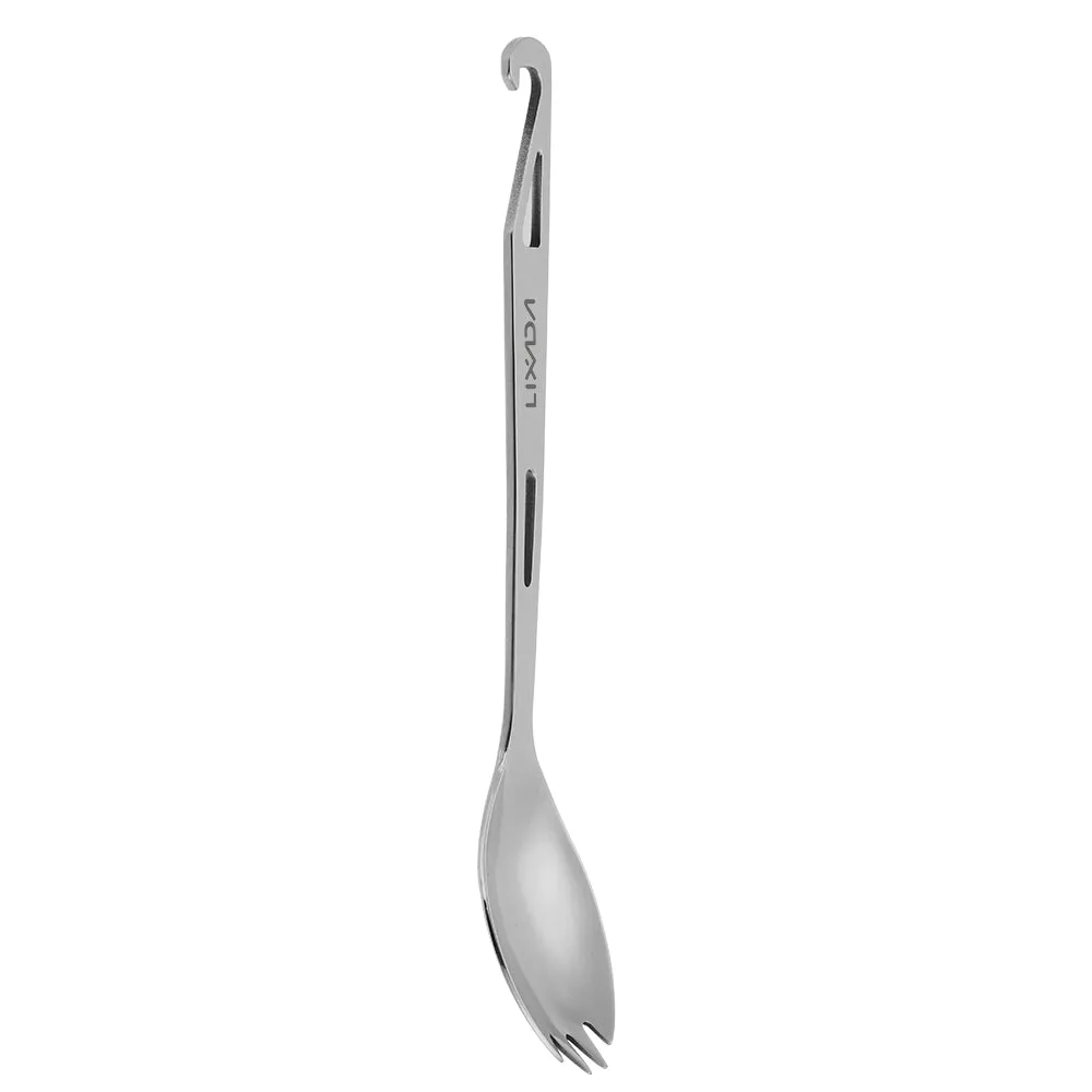Stainless Steel Long Handle Spork with a Bottle Opener