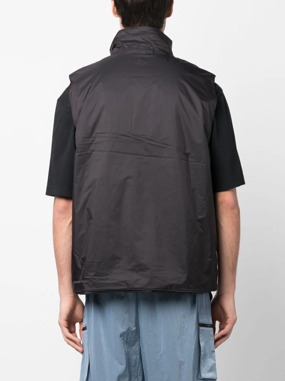 stand-up collar lightweigth gilet