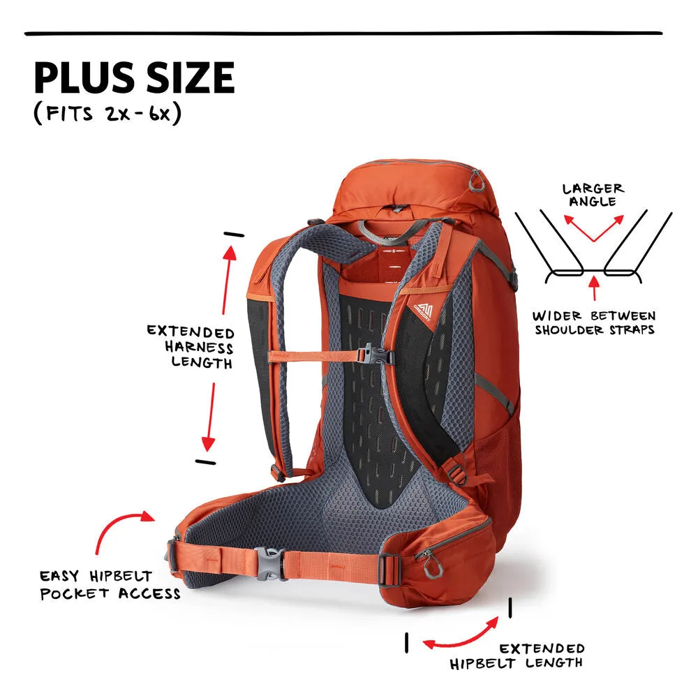 Stout 45 Plus Size Backpack - Spark Orange