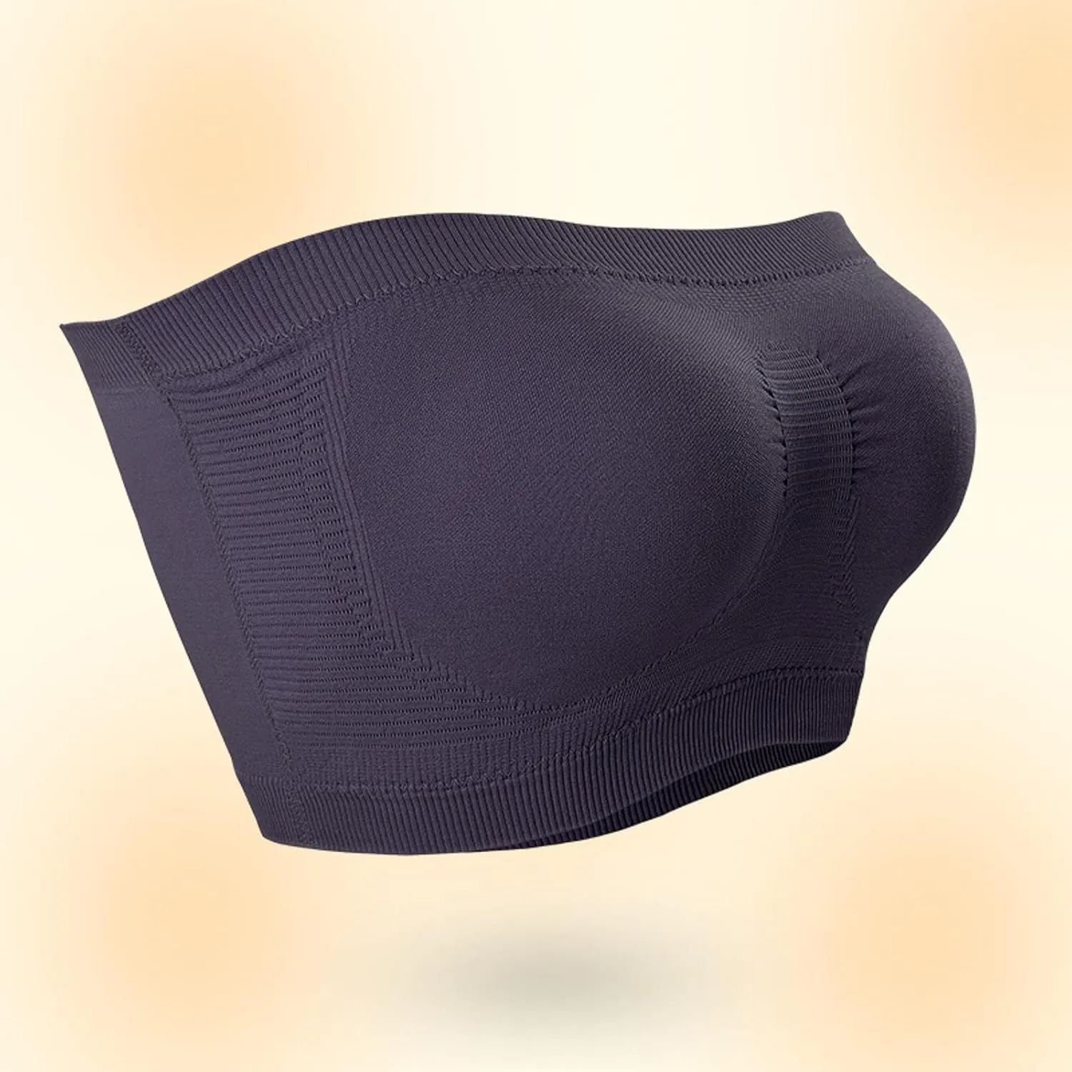 Strapless Bras for Women Plus Size Bandeau Sports Bras Solid Non-Slip Seamless Tube Tops Summer Basic Layer Bras